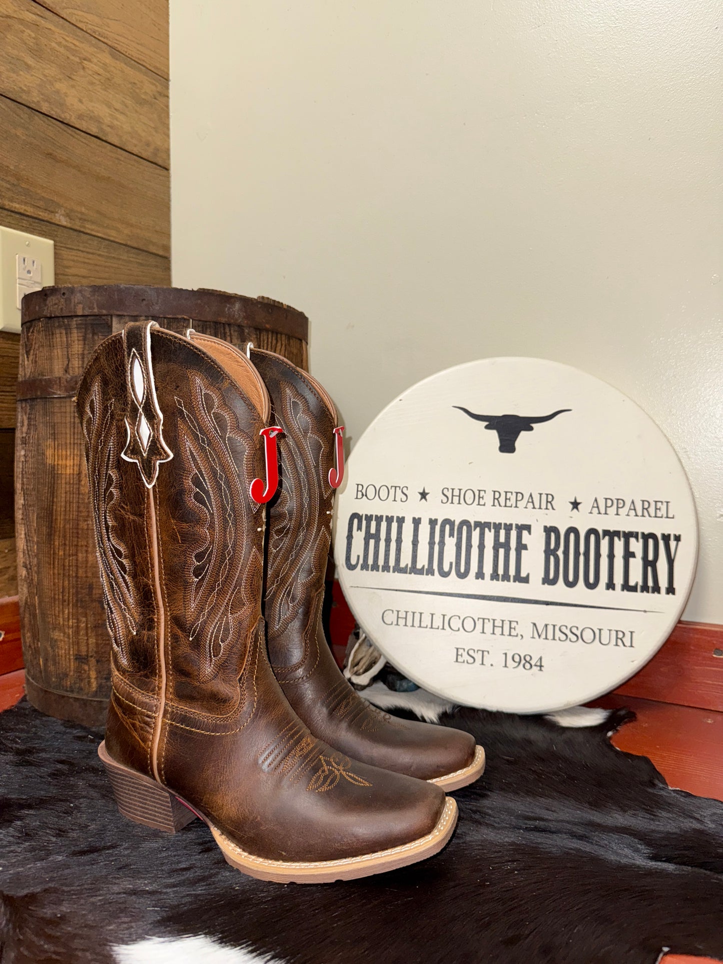 Women's Justin Rein Waxy Buffalo Boot