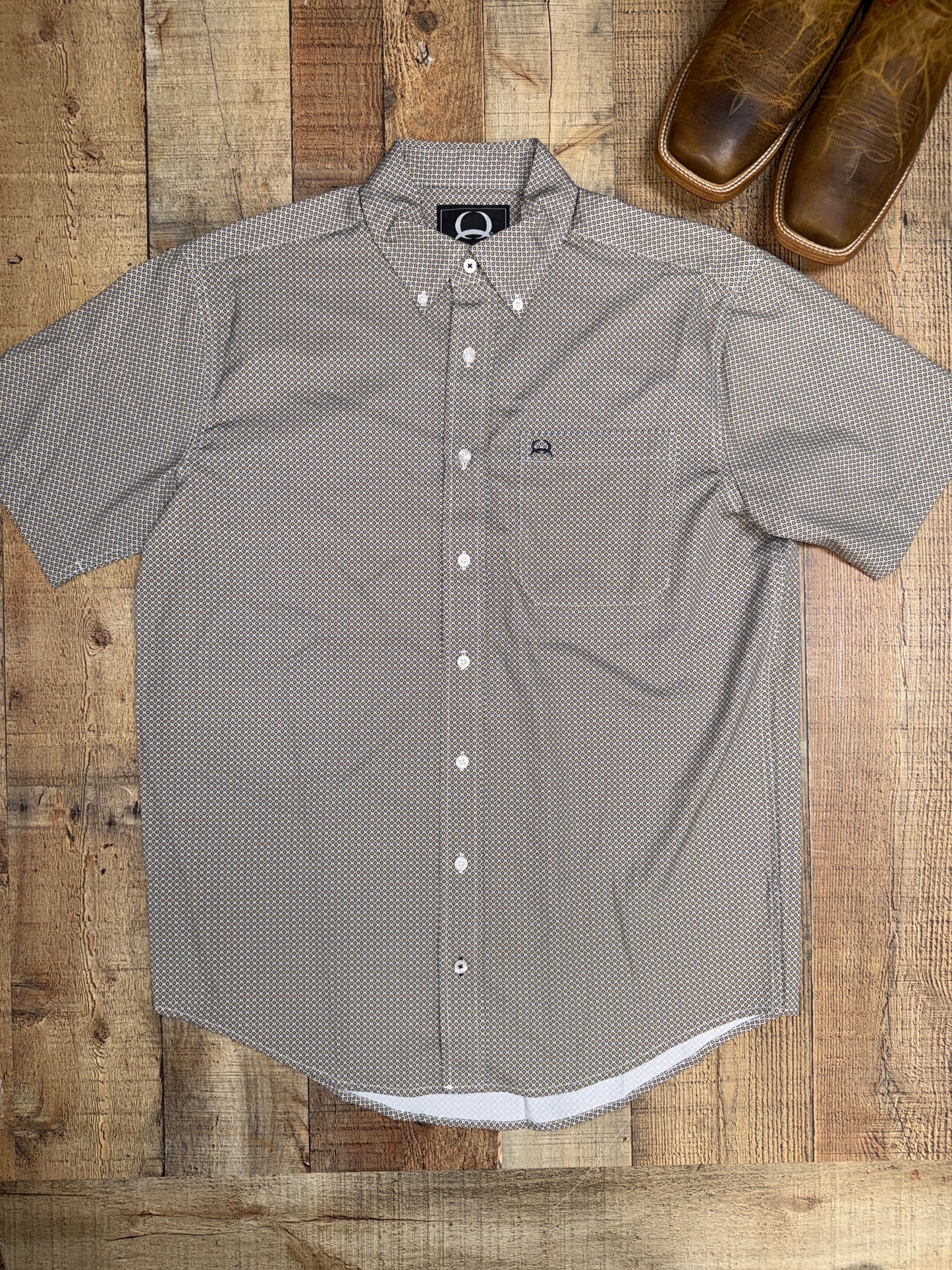 Cinch Arena Flex Short Sleeve Button-Up