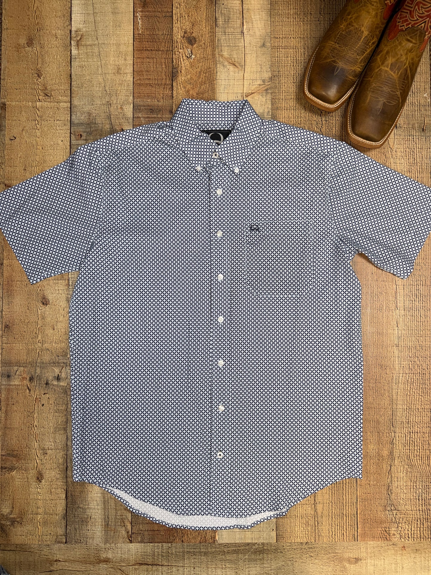 Cinch Arena Flex Short Sleeve Button-Up