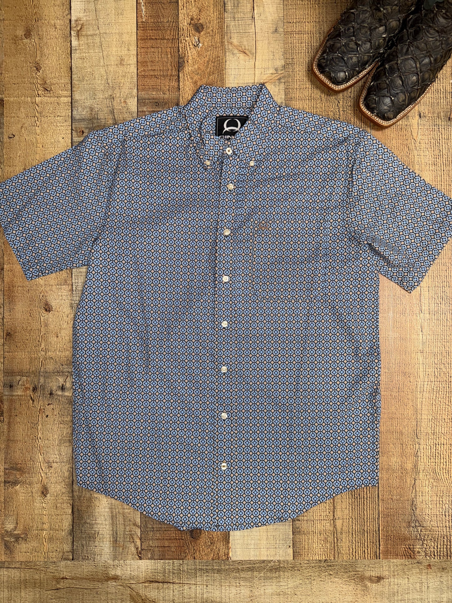 Cinch Arenaflex Short Sleeve Button Up