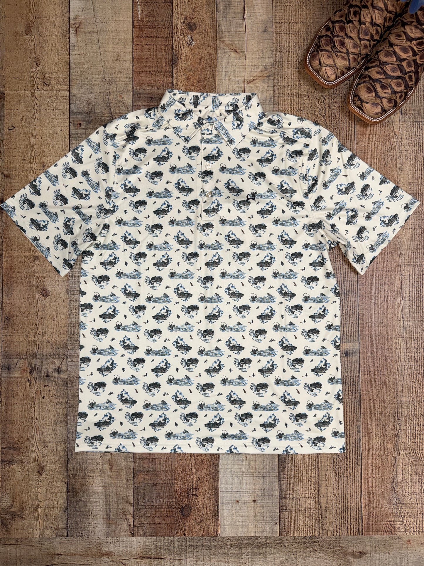 Cinch Athletic Polo - Fish