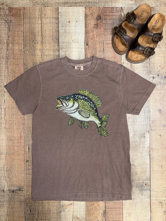 Faux Rhinestone Bass T-Shirt