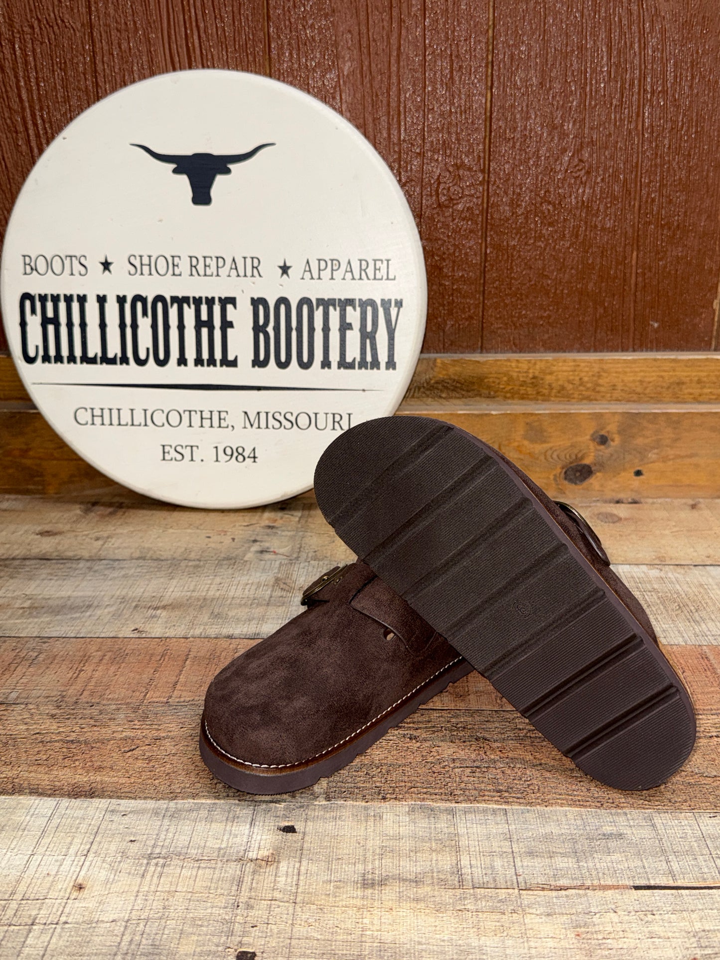 Suede Clog