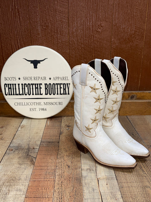 Laredo White Serenade Snip Toe Boot