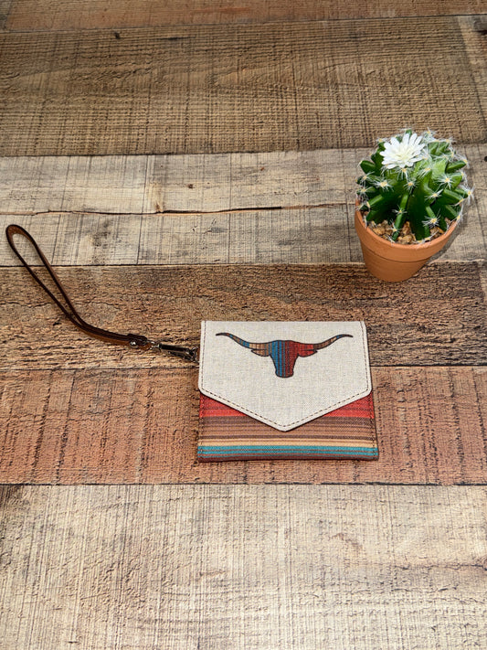 Striped Mini Wallet