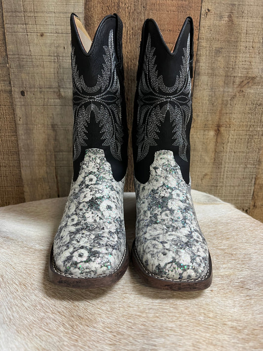 Roper Multi Floral Glitter Boots