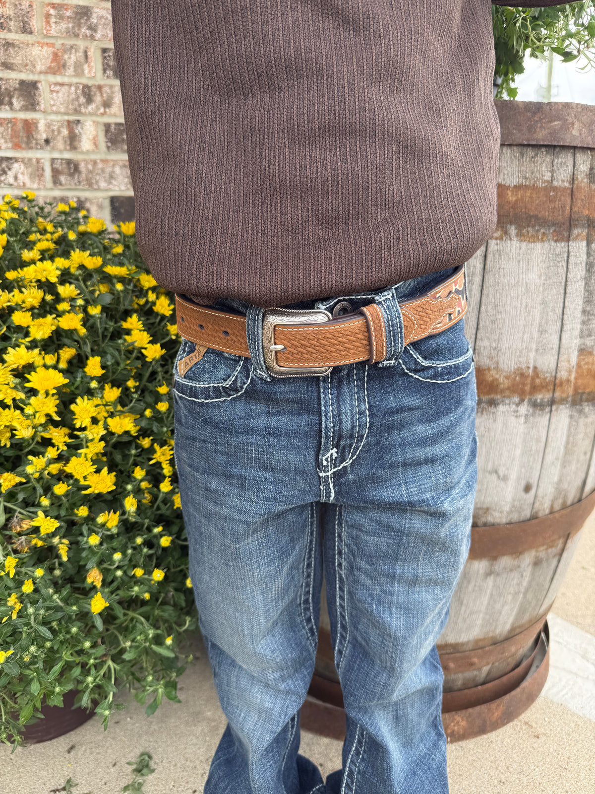 Kid's Duck Camo Inlay Belt