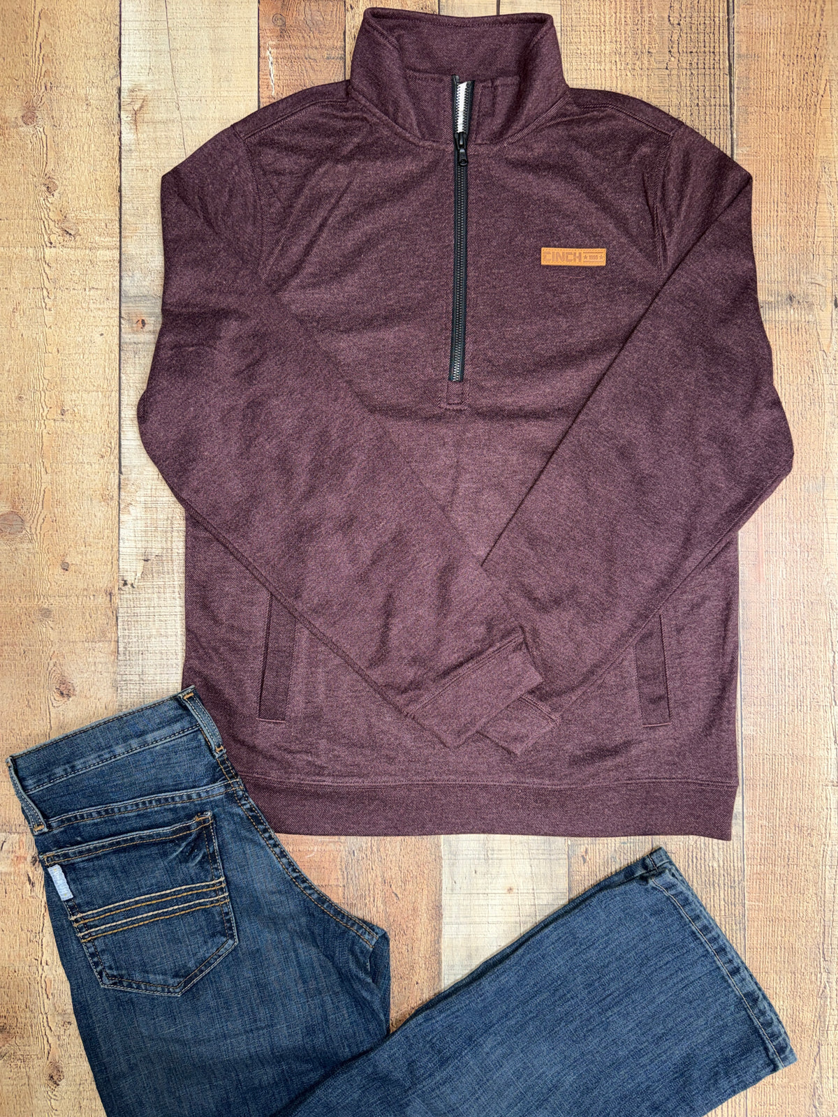 Cinch Men's 1/2 Zip Pullover