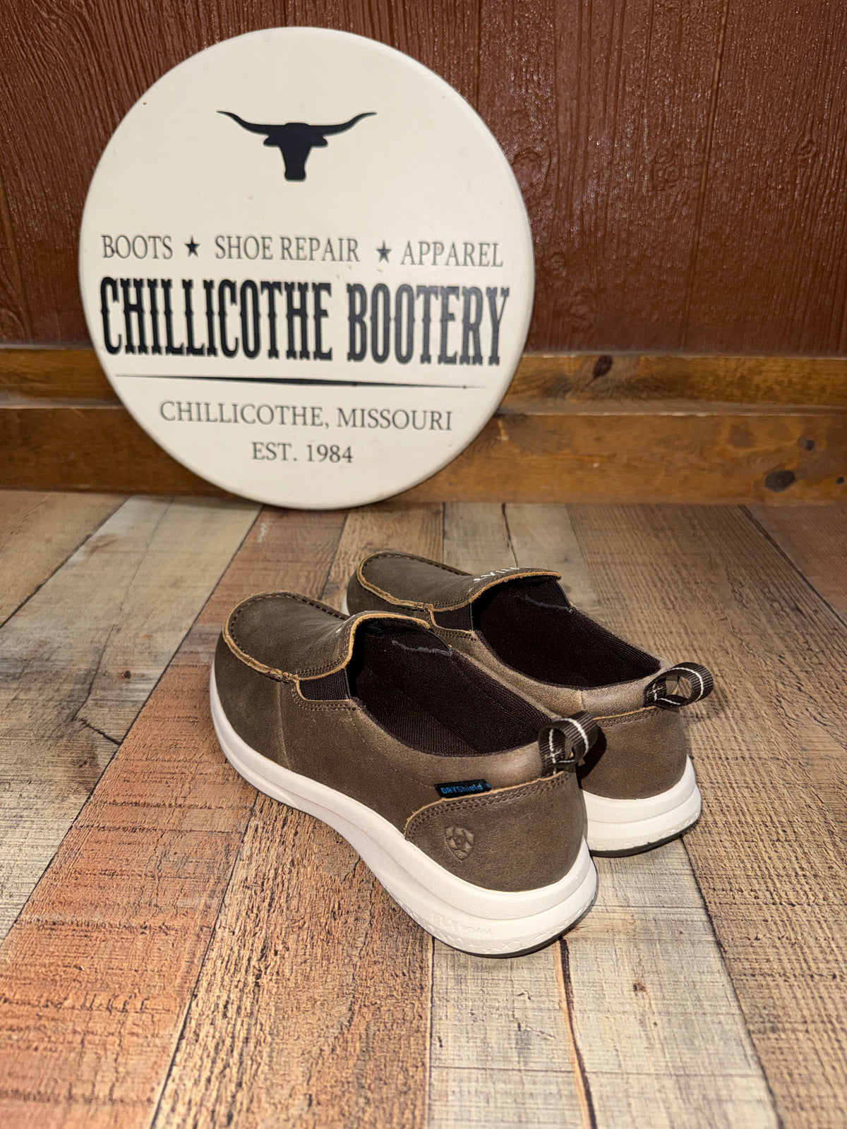 Women's Ariat Brown Bomber Slip-On WP