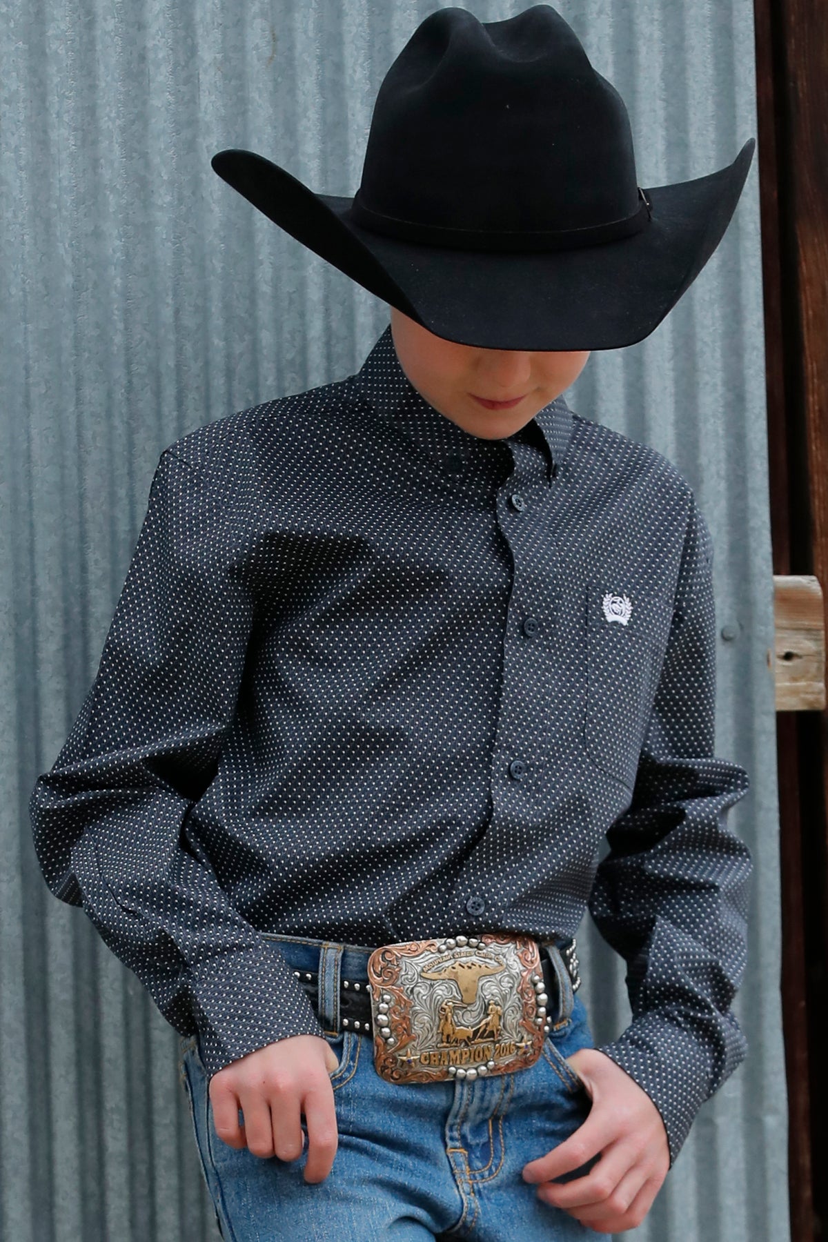 Cinch Dark Grey Print