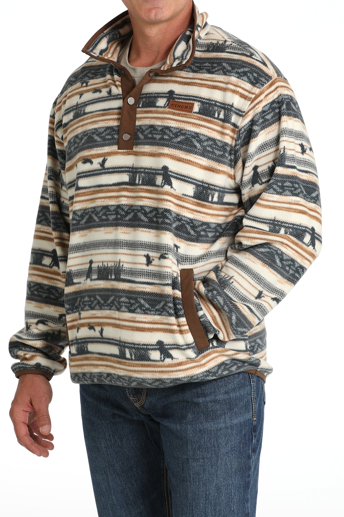 Cinch Men's Polar Fleece Pullover