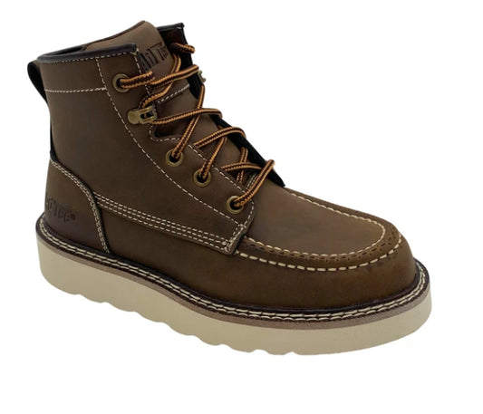 Kid's Classic Style Moc Toe Work Boot