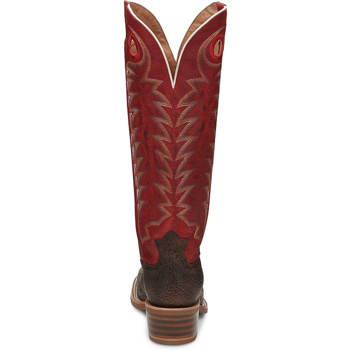 Men's Rosston Brown Print Cowboy Boot