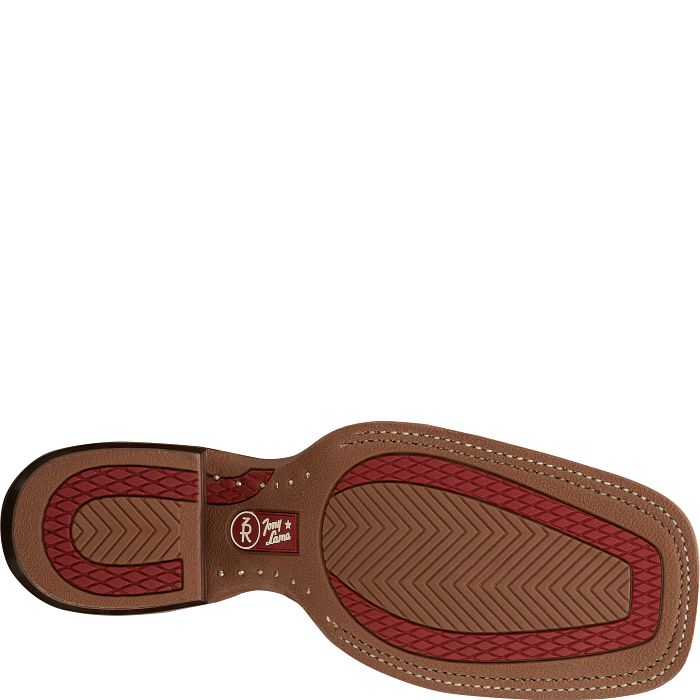 Men's Rosston Brown Print Cowboy Boot