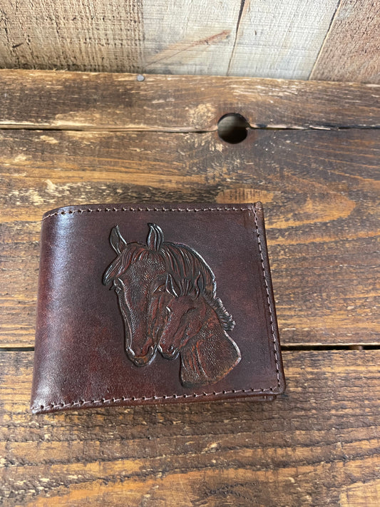 Bi-Fold Horse Wallet