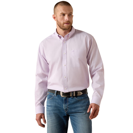 Ariat Purple Long Sleeve Button-Up Shirt