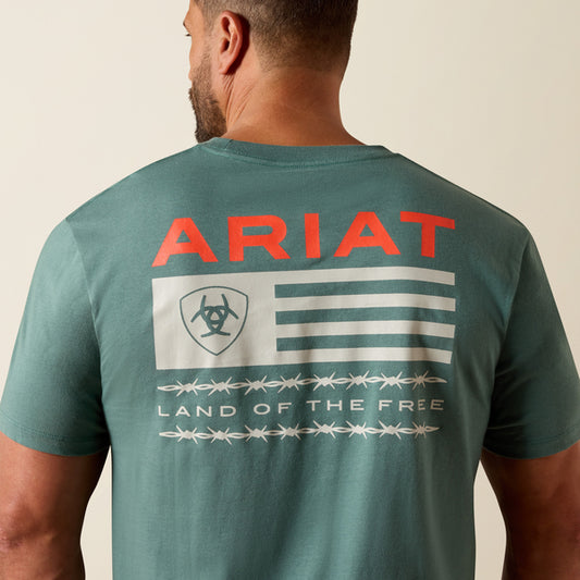 Ariat Hidden Valley Flag Classic Fit T-Shirt