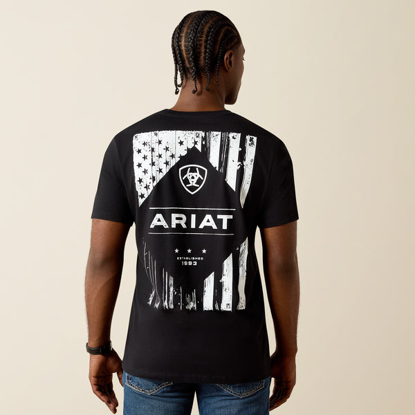 Ariat Wooden Diamond Flag Classic Fit T-Shirt