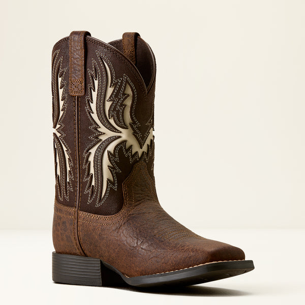 Driftwood Wide Square Toe Western Boot
