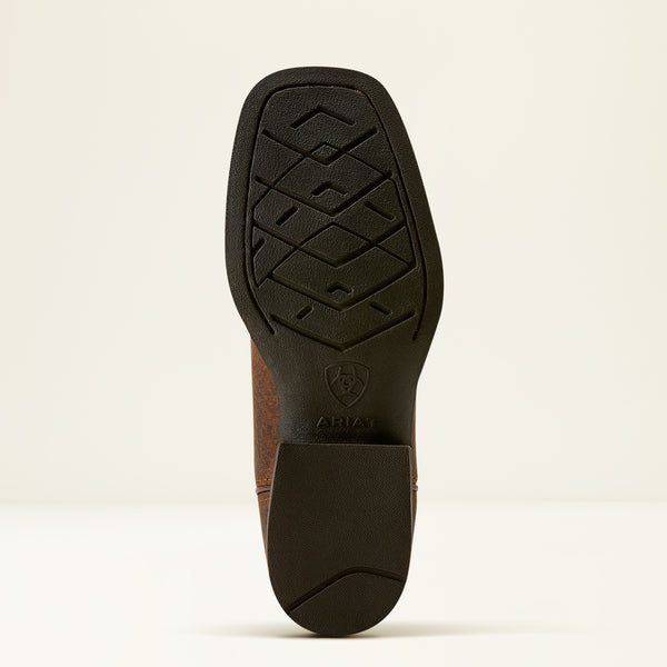 Driftwood Wide Square Toe Western Boot