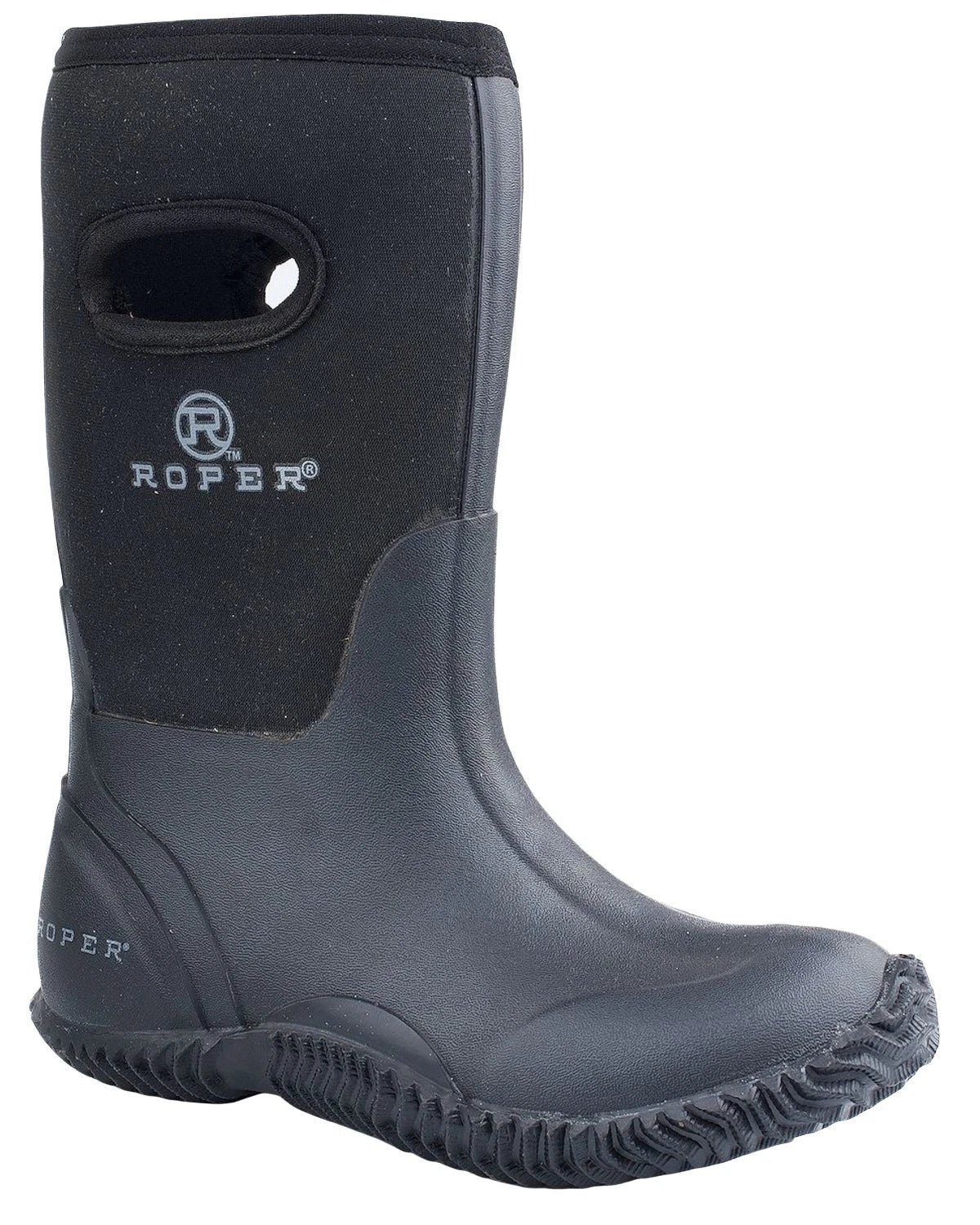 LITTLE BOYS BARN BOOT WITH PULL HOLE