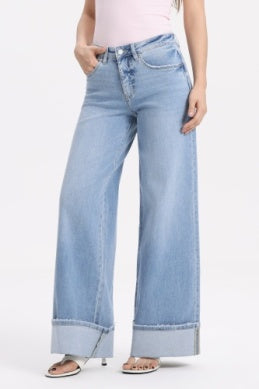 New York Mid Rise Wide Leg