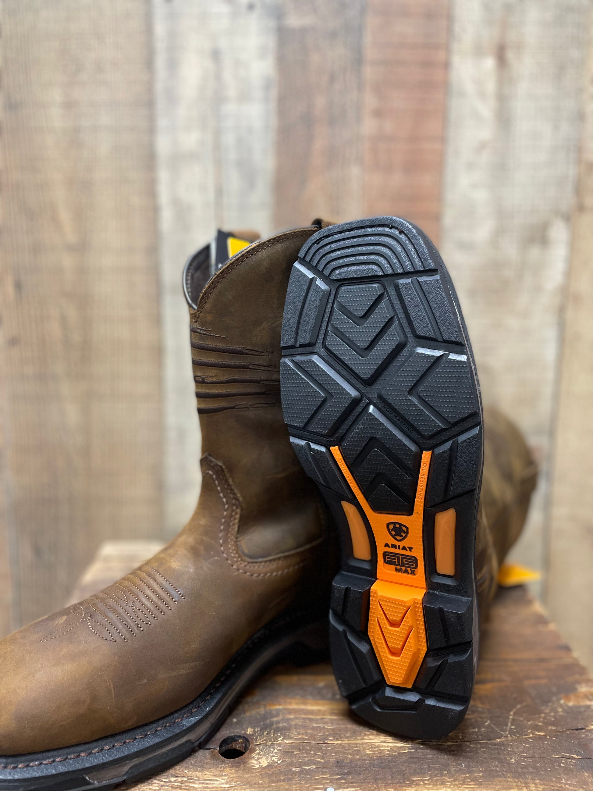 Men s Ariat Workhog XT Patriot Waterproof Carbon Toe Work Boots