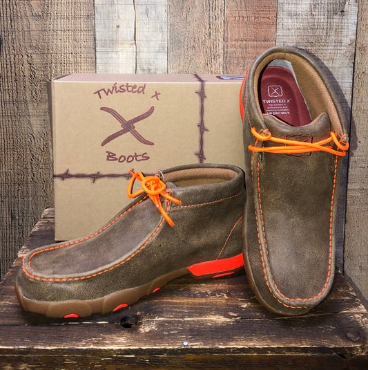 Twisted X Chukka Driving Moc - Neon Orange