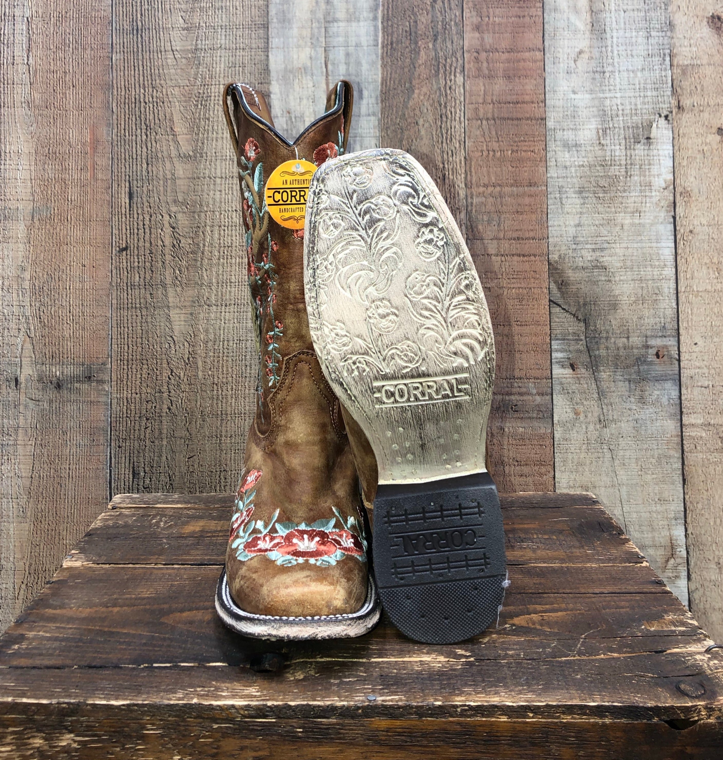 Deer skull store corral boots