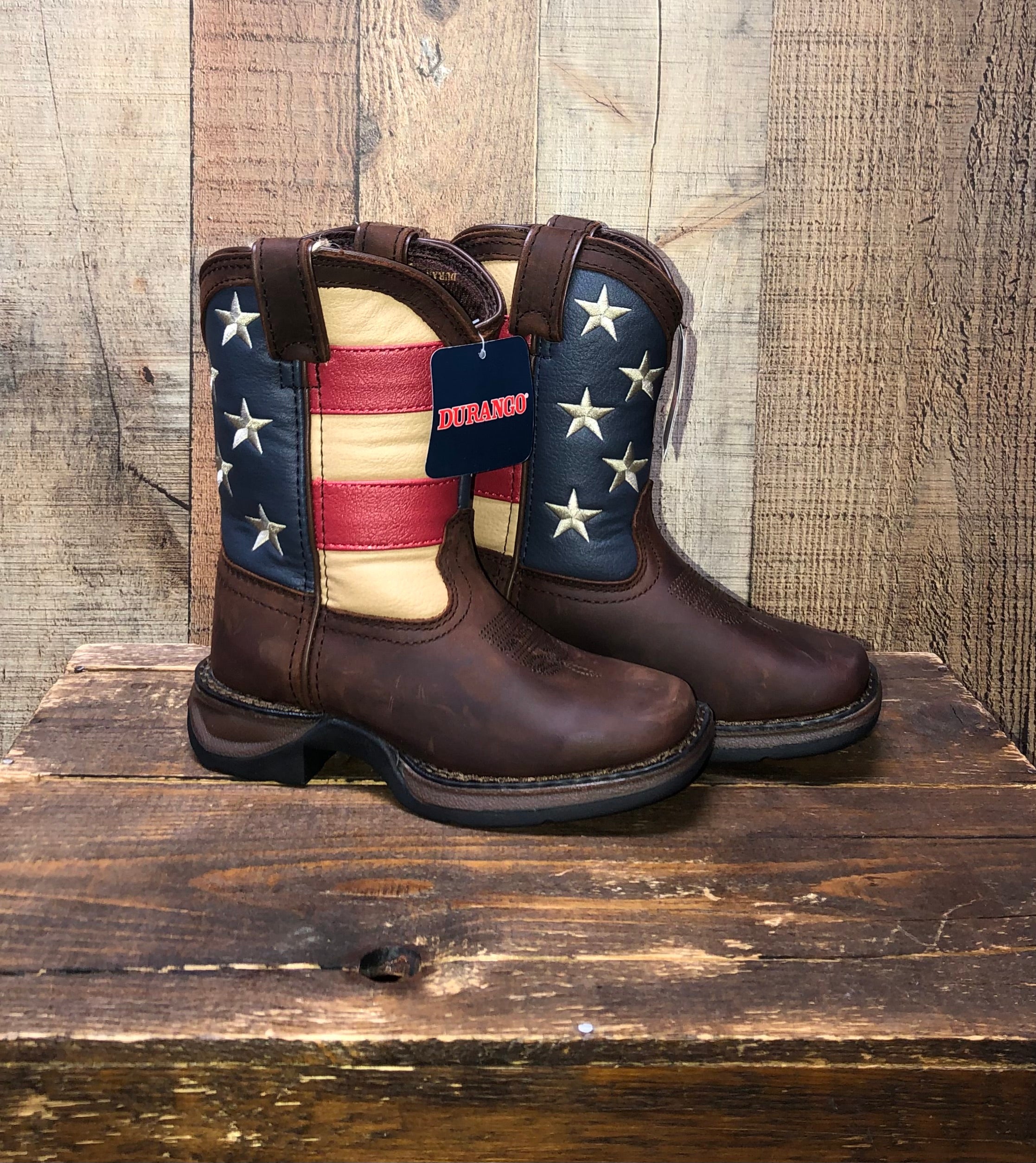 Lil durango shop flag boots