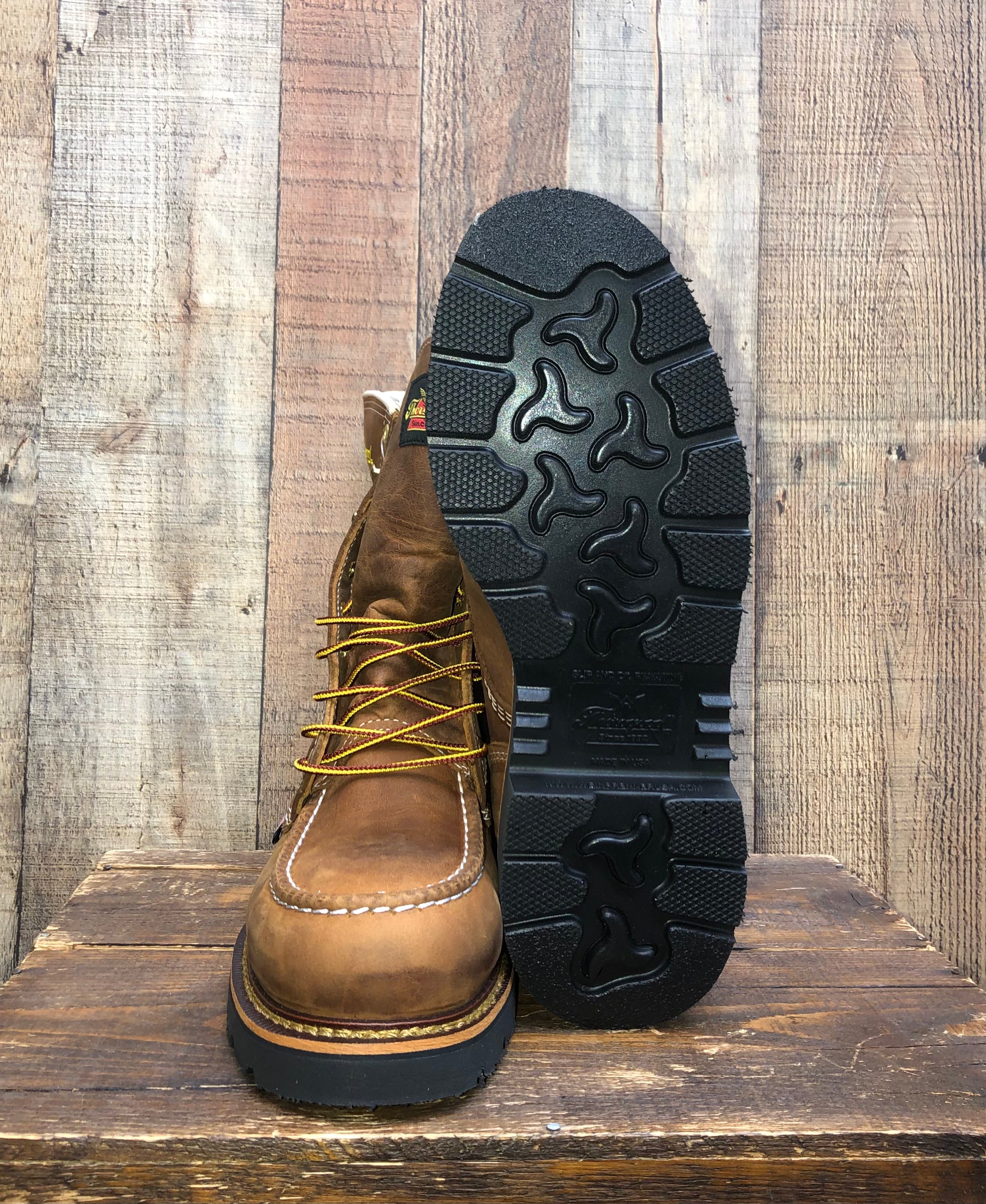 Thorogood 8 inch moc clearance toe