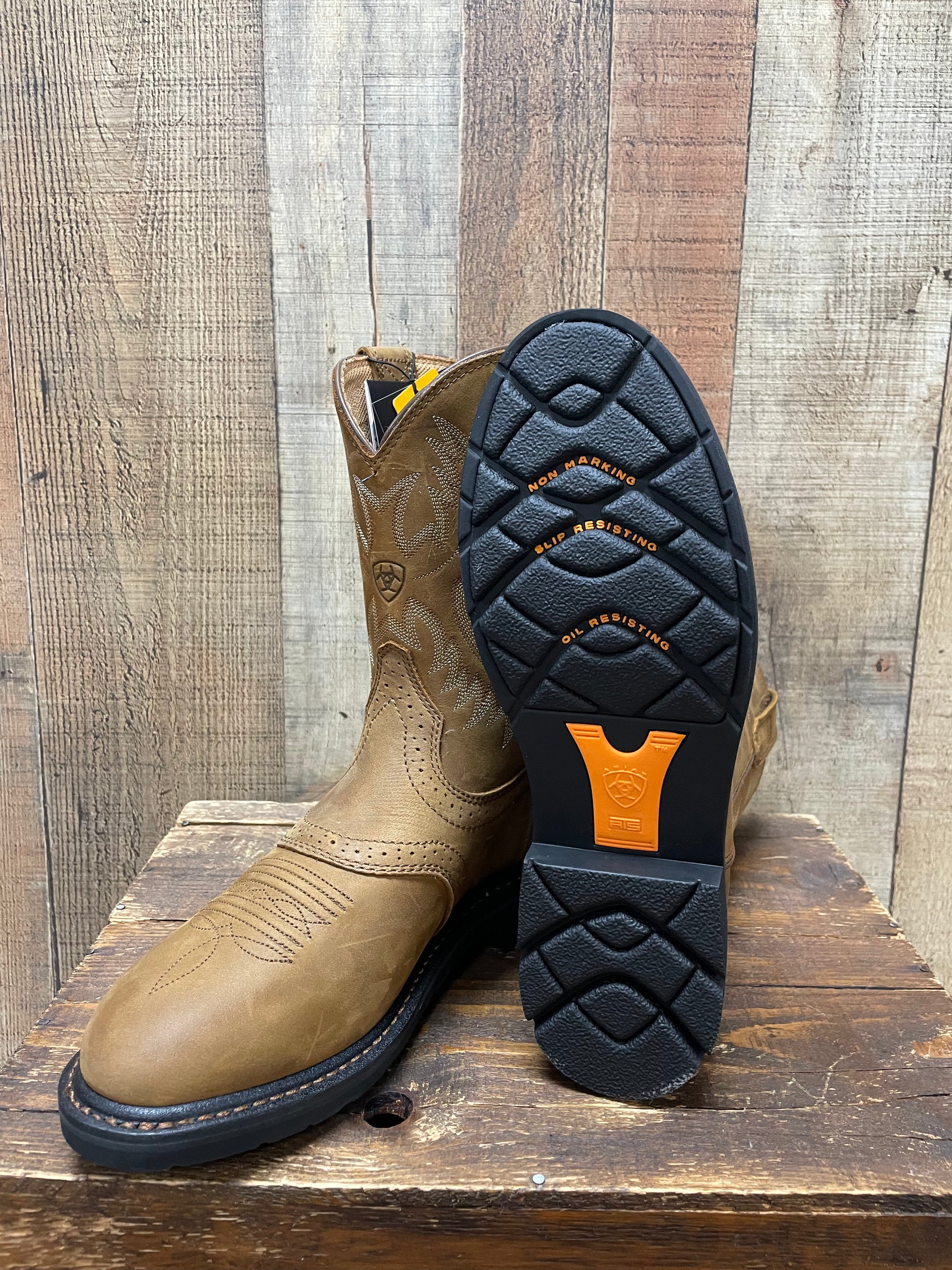 ARIAT MEN S SIERRA SADDLE WORK BOOTS 10002304