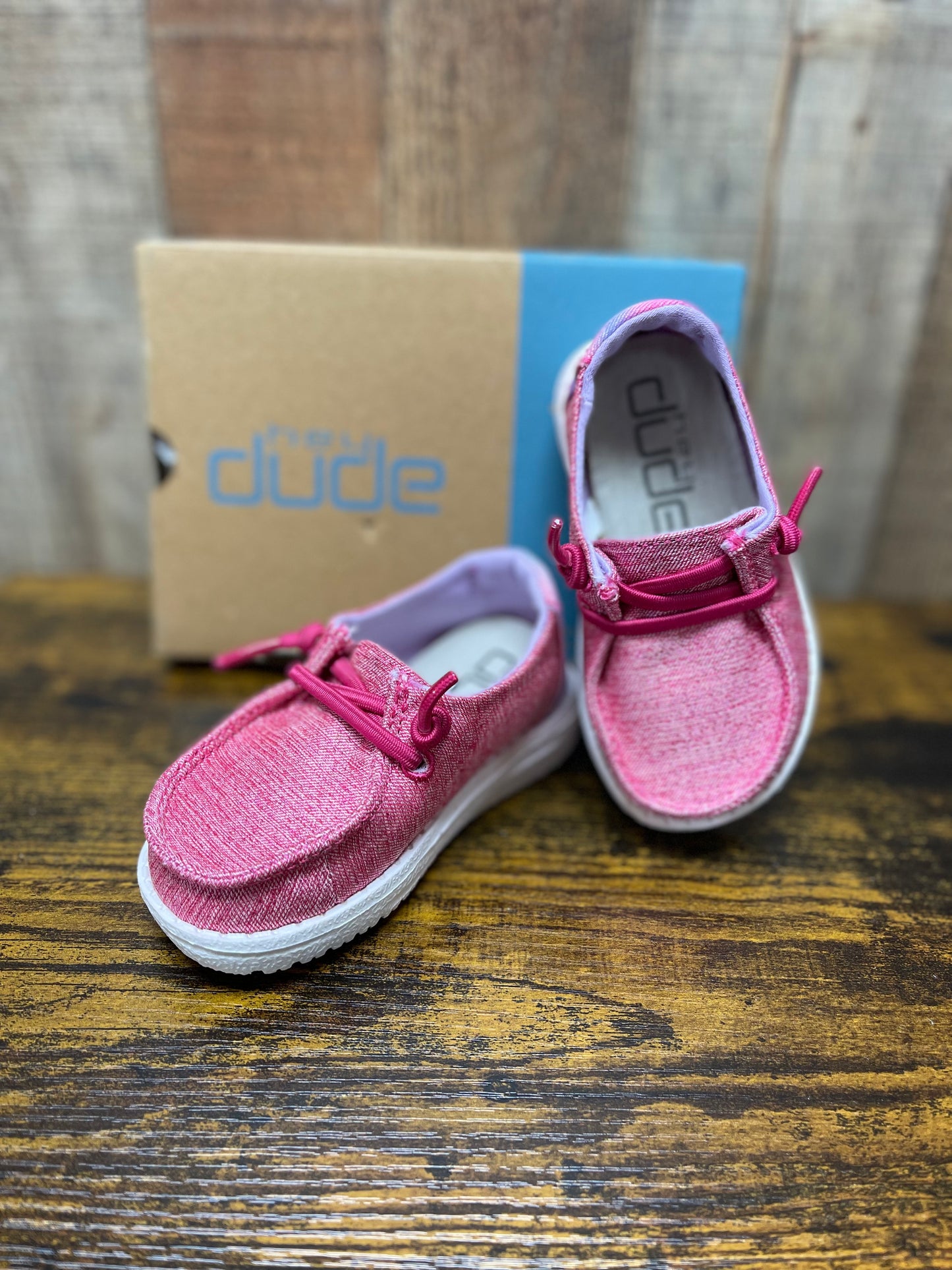 Hey Dude Toddler Sparkle Pink Wendy