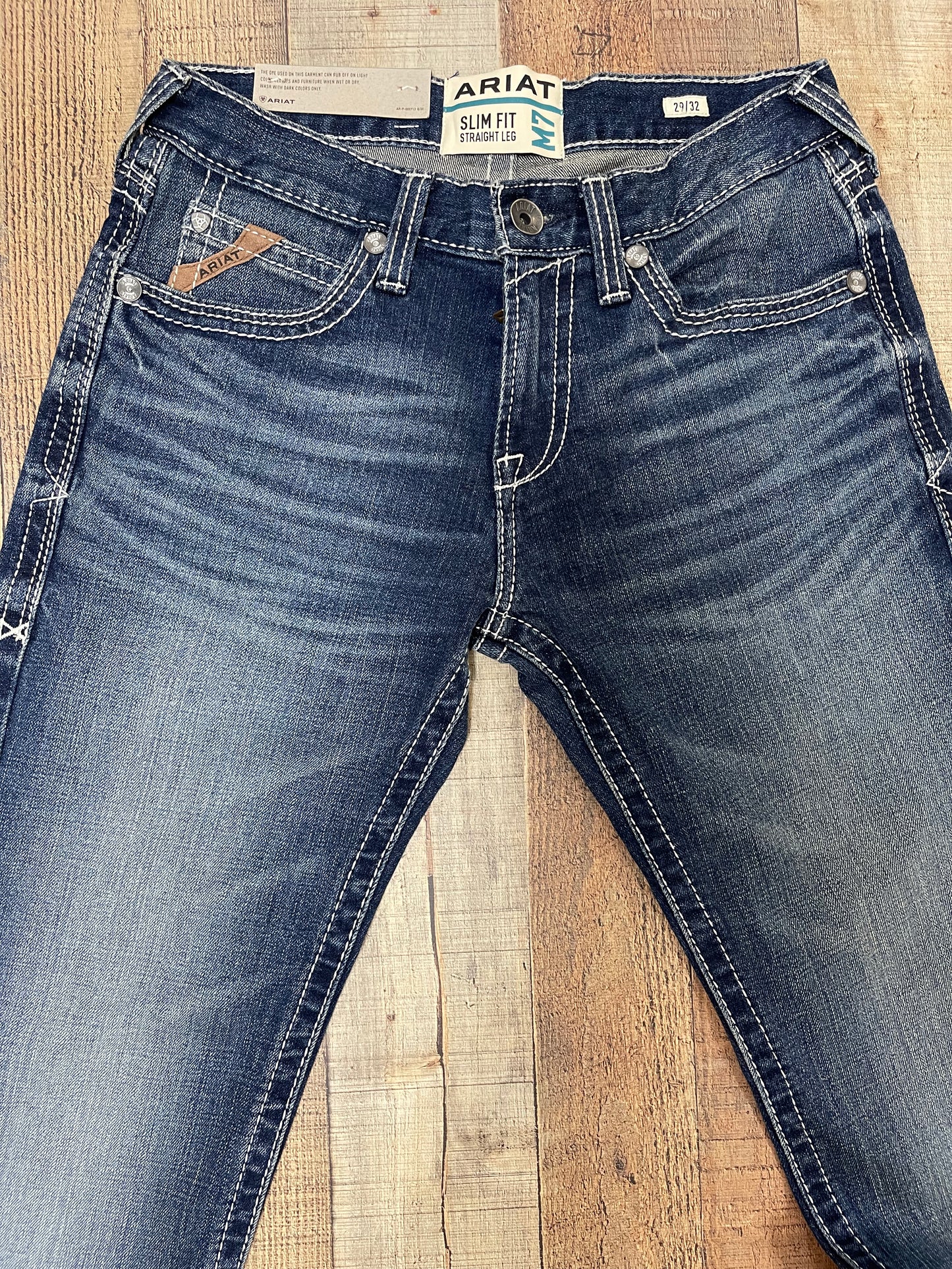 M7 Rocker Stretch Coltrane Stackable Straight Leg Jean