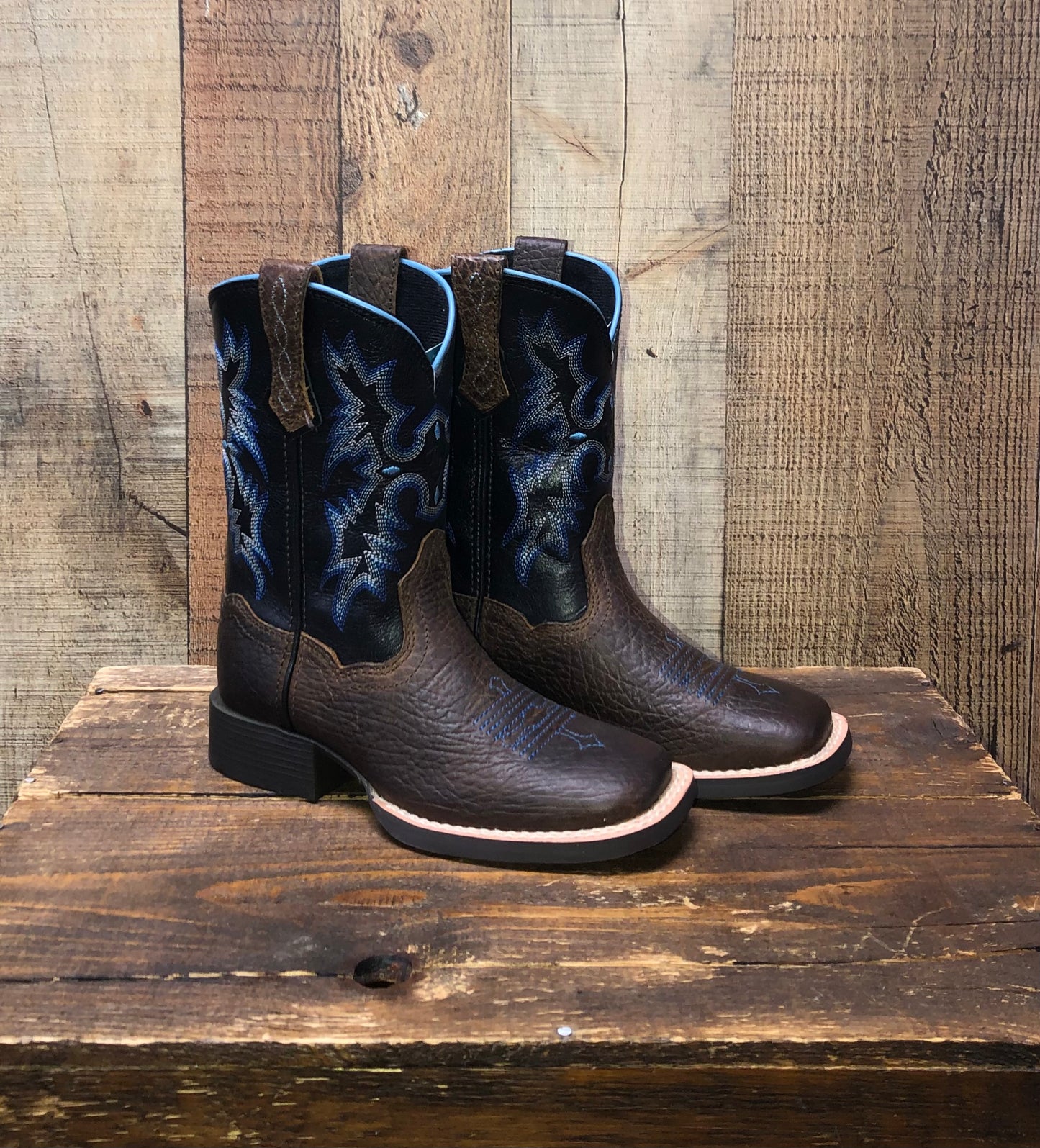 Ariat Kid's Tombstone Western Boots - Earth