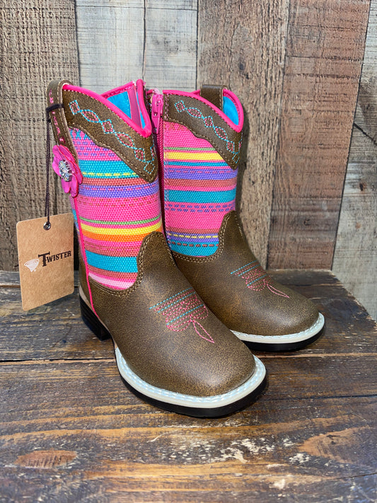 Blazin Roxx Toddler Camilla Serape Boots 4419844