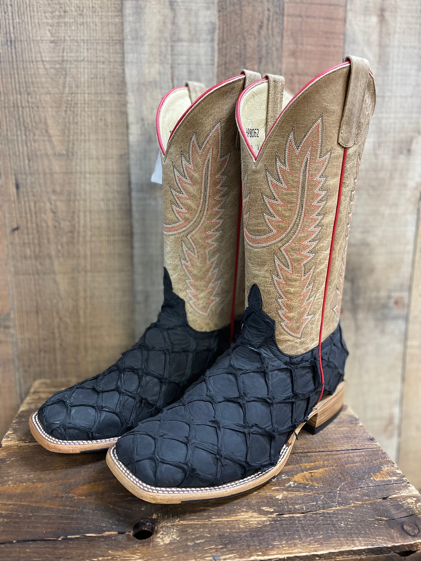 ANDERSON BEAN HP BLACK MATTE BIG BASS MEN S WESTERN BOOT