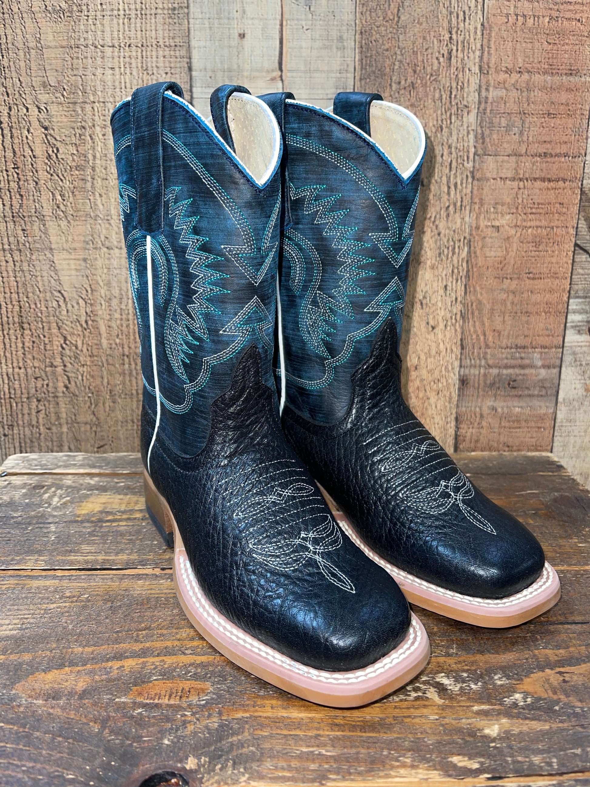 Kids Horsepower Boots Black Bullhide Chillicothe Bootery Inc