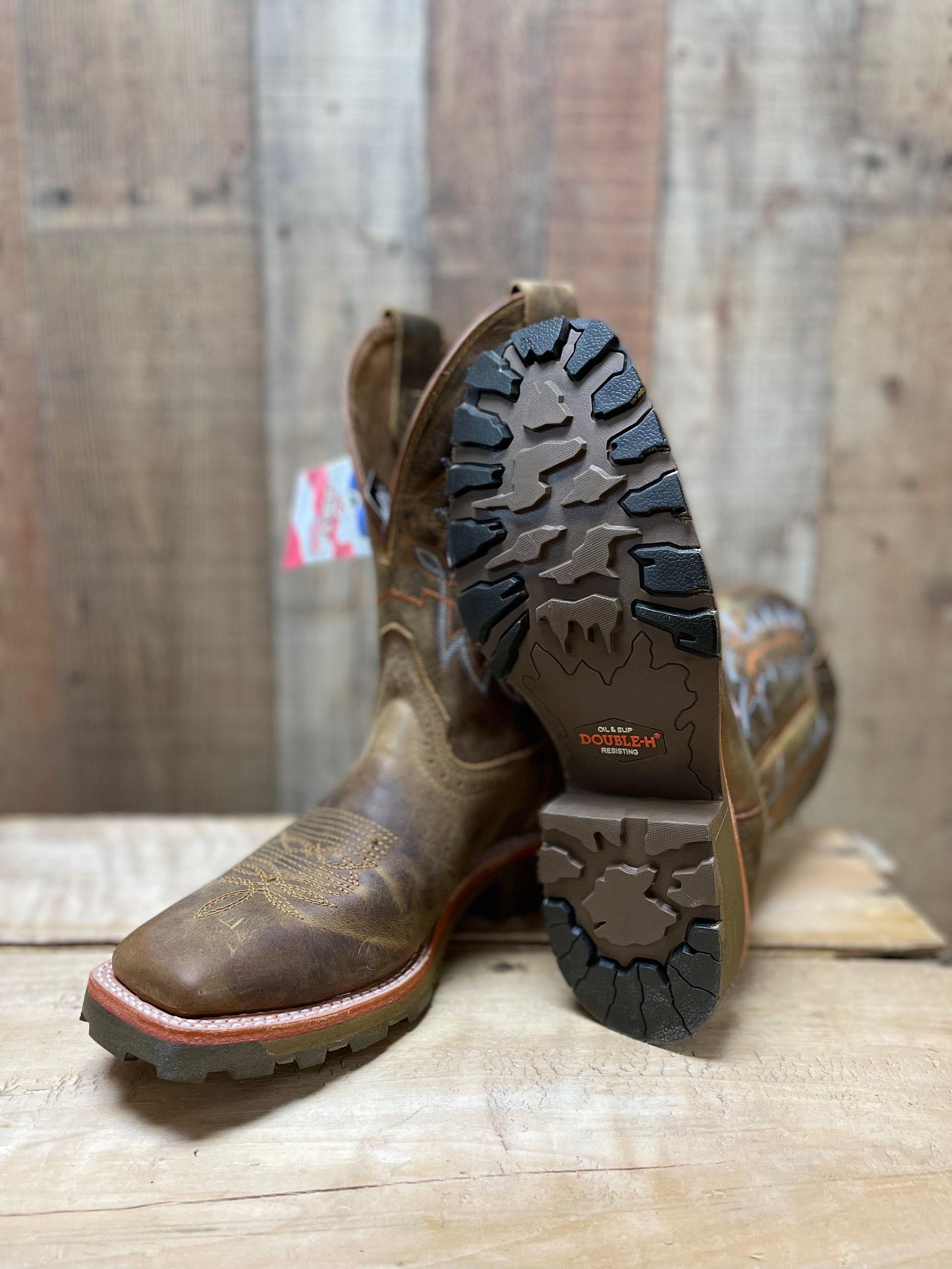 Double h safety sales toe work boots