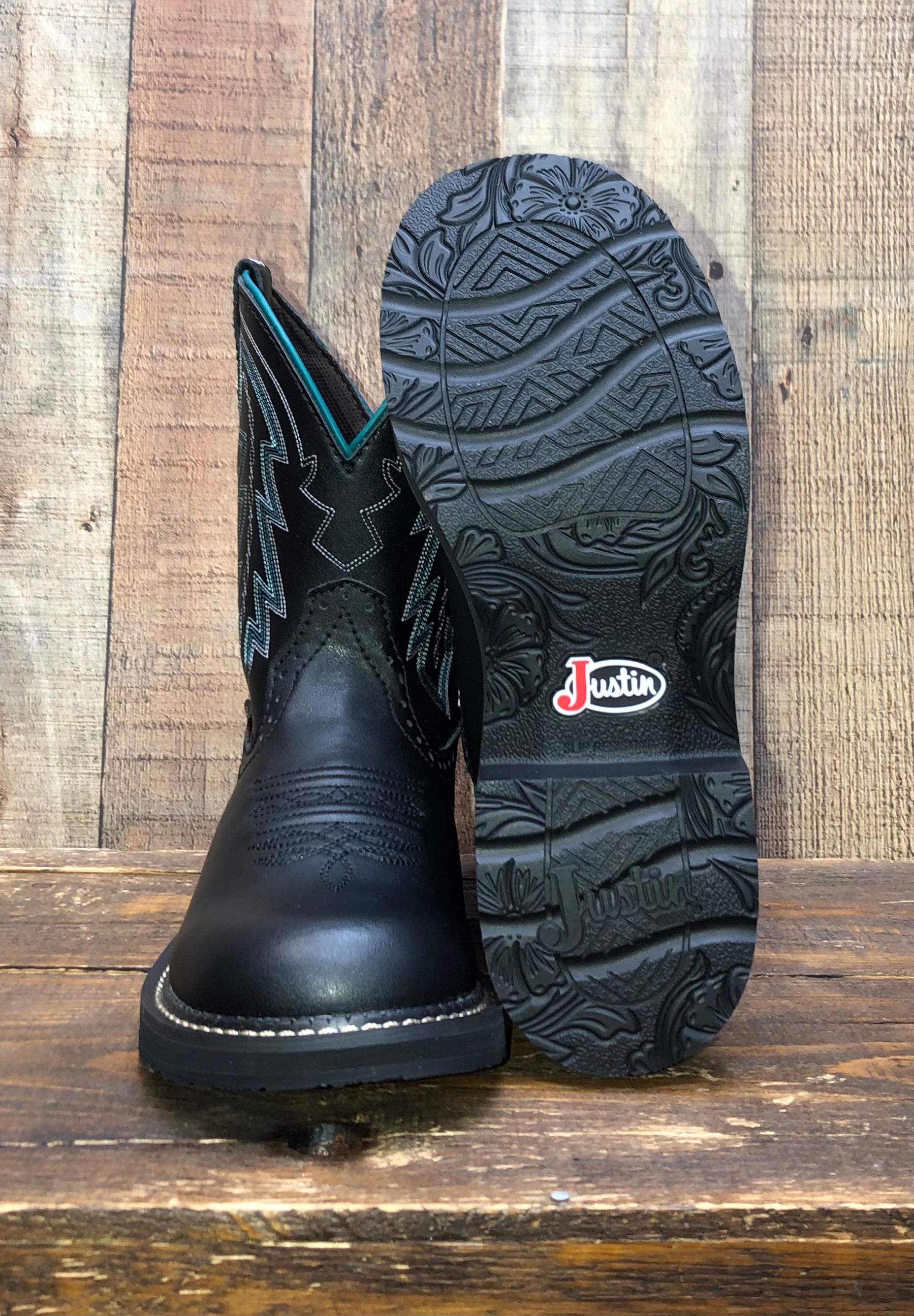 Justin gypsy black on sale boots