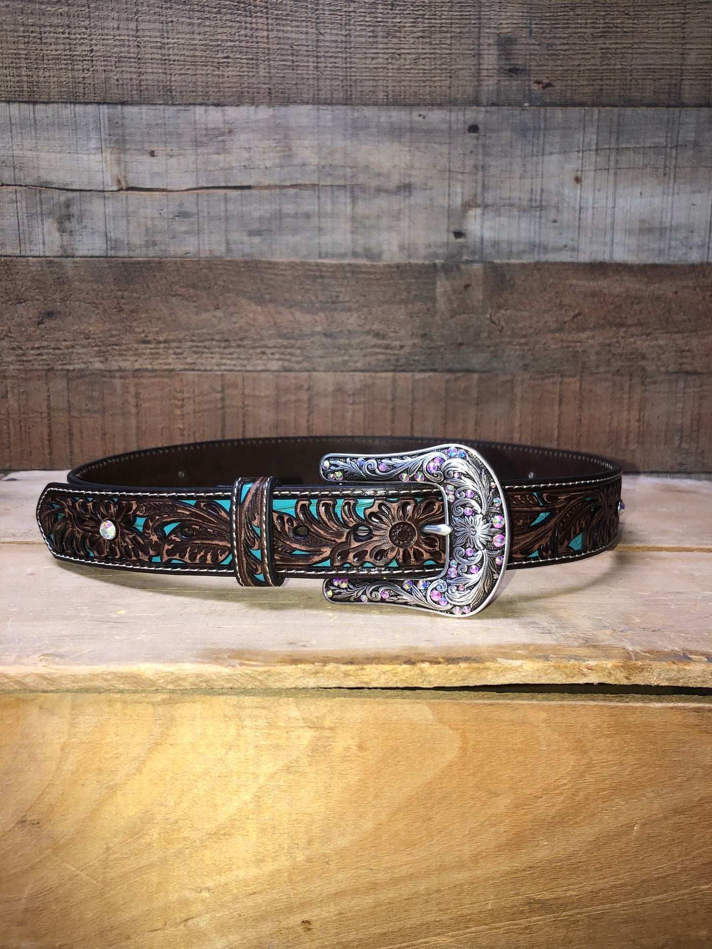 Ariat Women's Filigree Rhinestone Belt