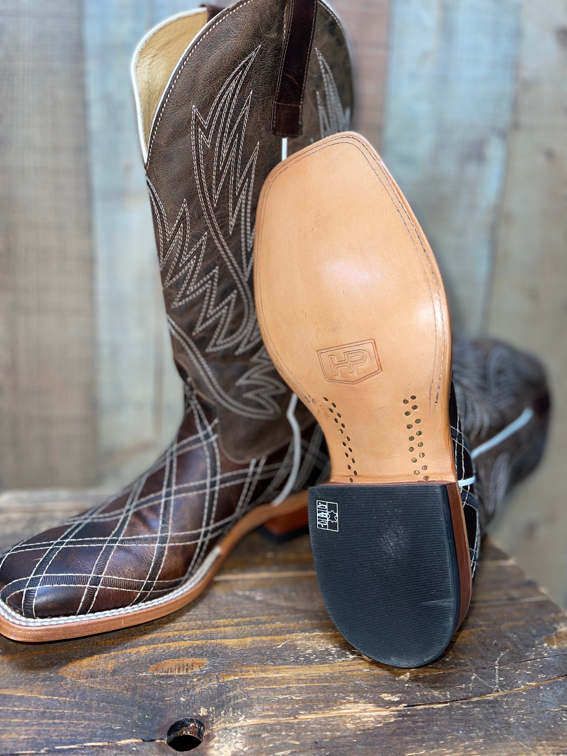 Checkerboard 2025 cowboy boots